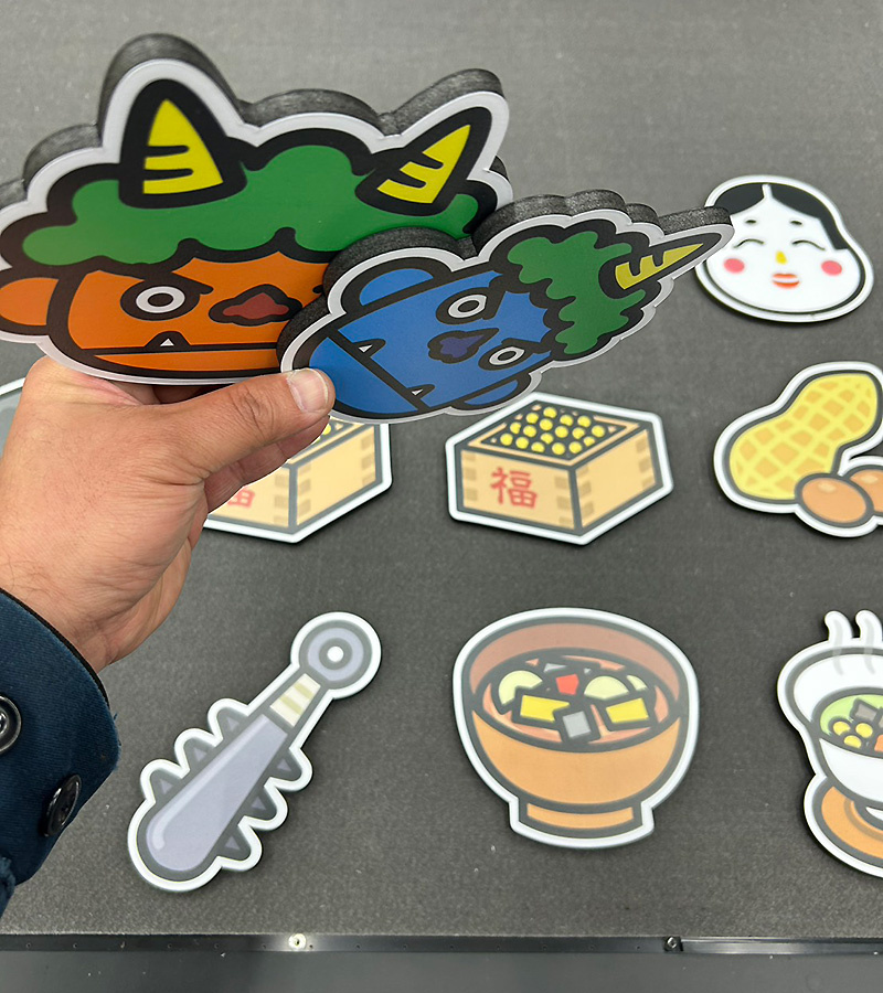 Styrene board samples made with CFX