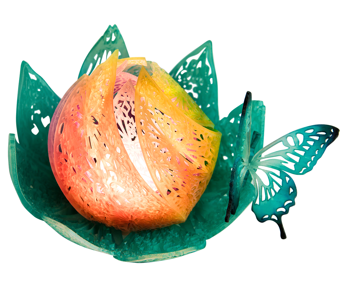 Clear ink broadens the range of color impression