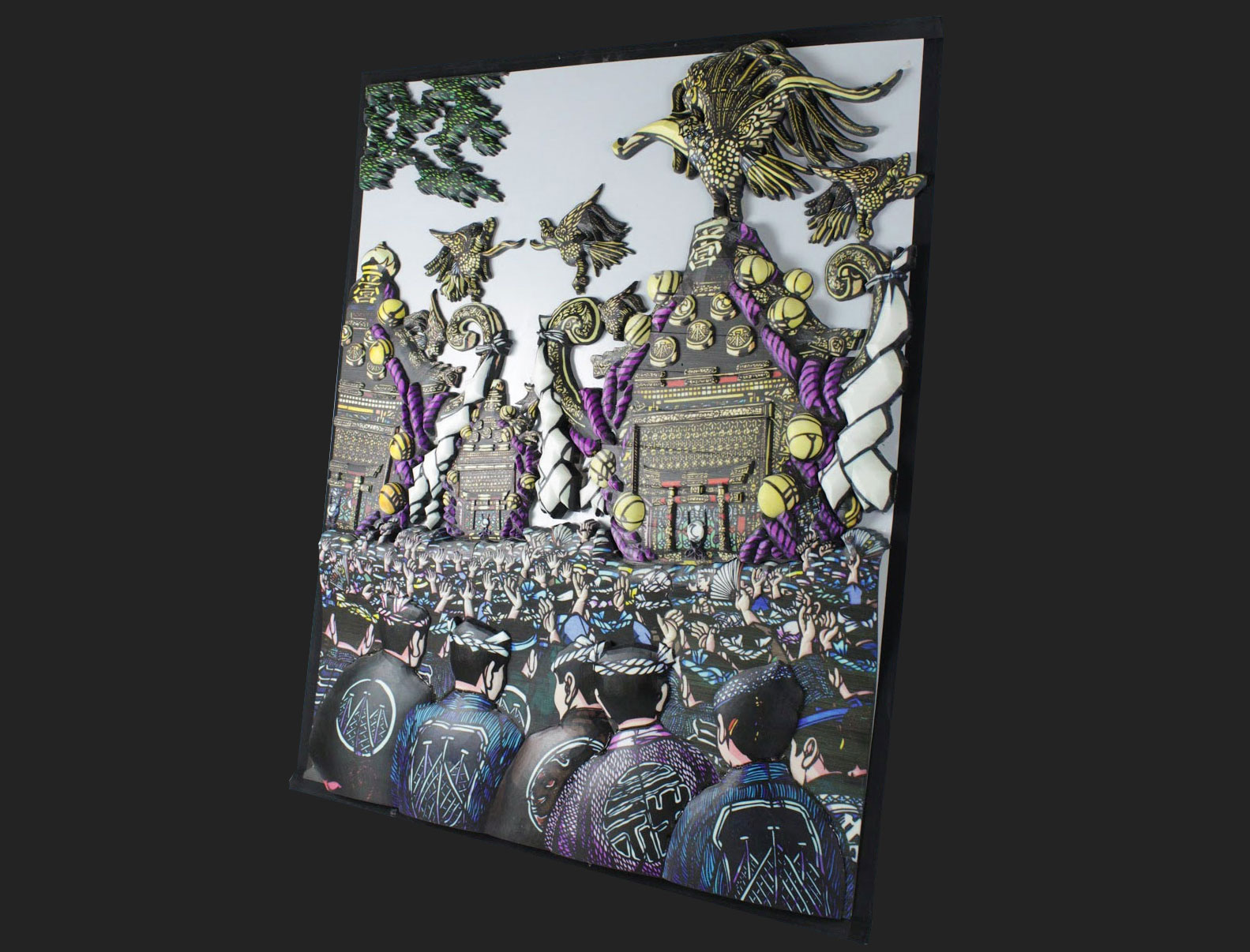 Wall decoration (Traditional festa in Japan)