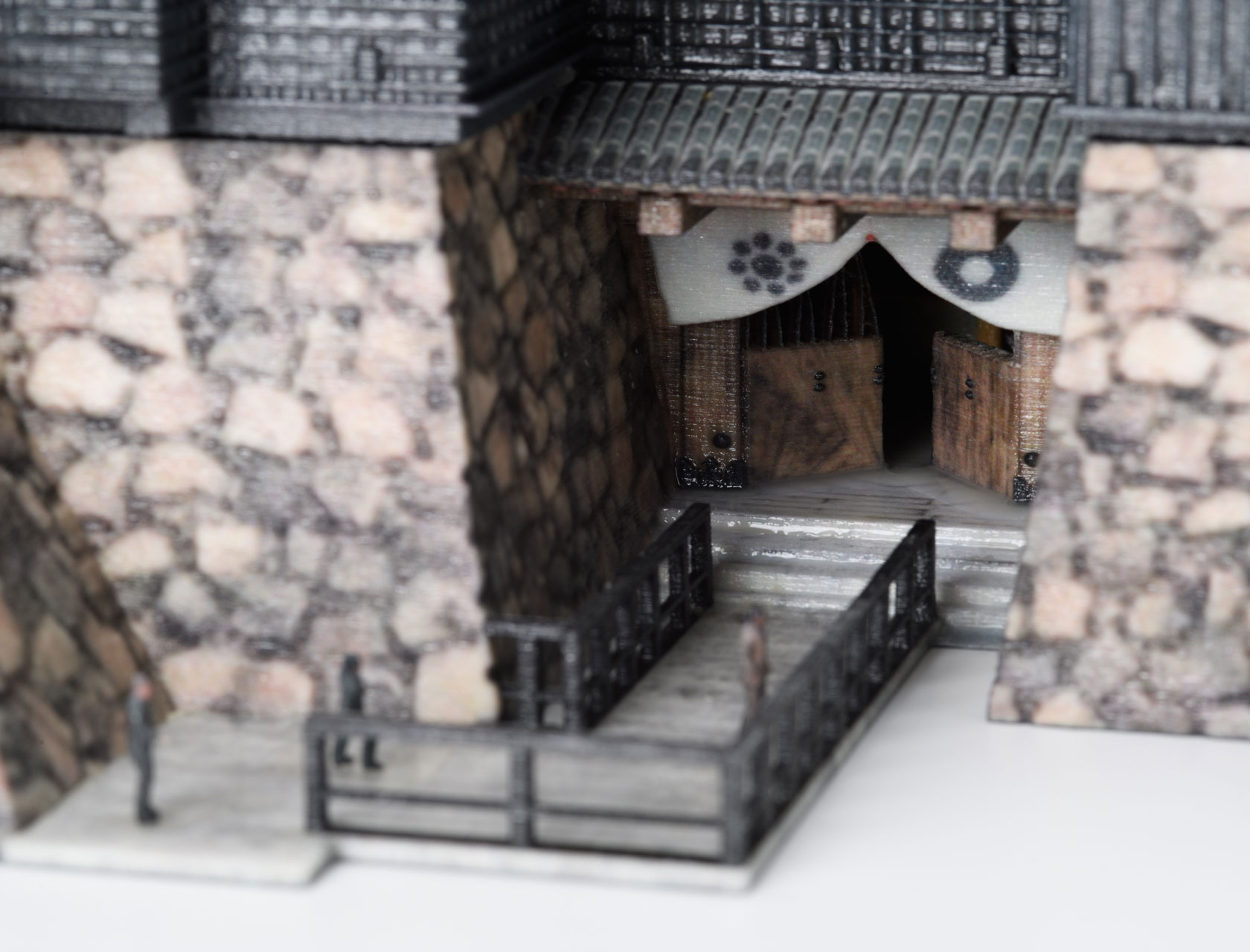Building model (Kumamoto castle)