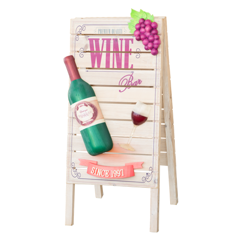 Stand sign (Wine shop)