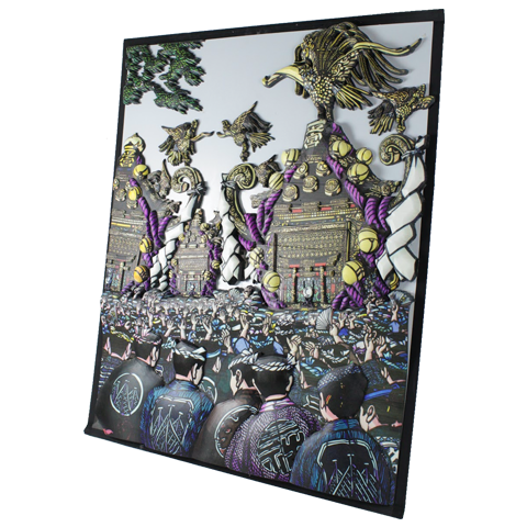 Wall decoration (Traditional festa in Japan)