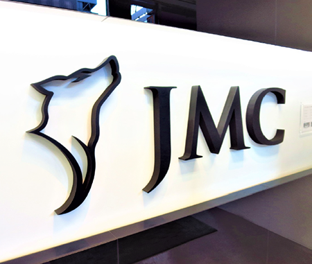 JMC's company logo is a 