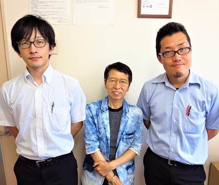 From left, Hiroyuki Fujie, Deputy Manager; Miki Nakazawa, Executive Vice-president; and Yuichiro Kodama, Manager