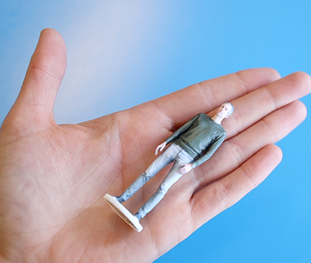 Printed model produced by Okumura Design